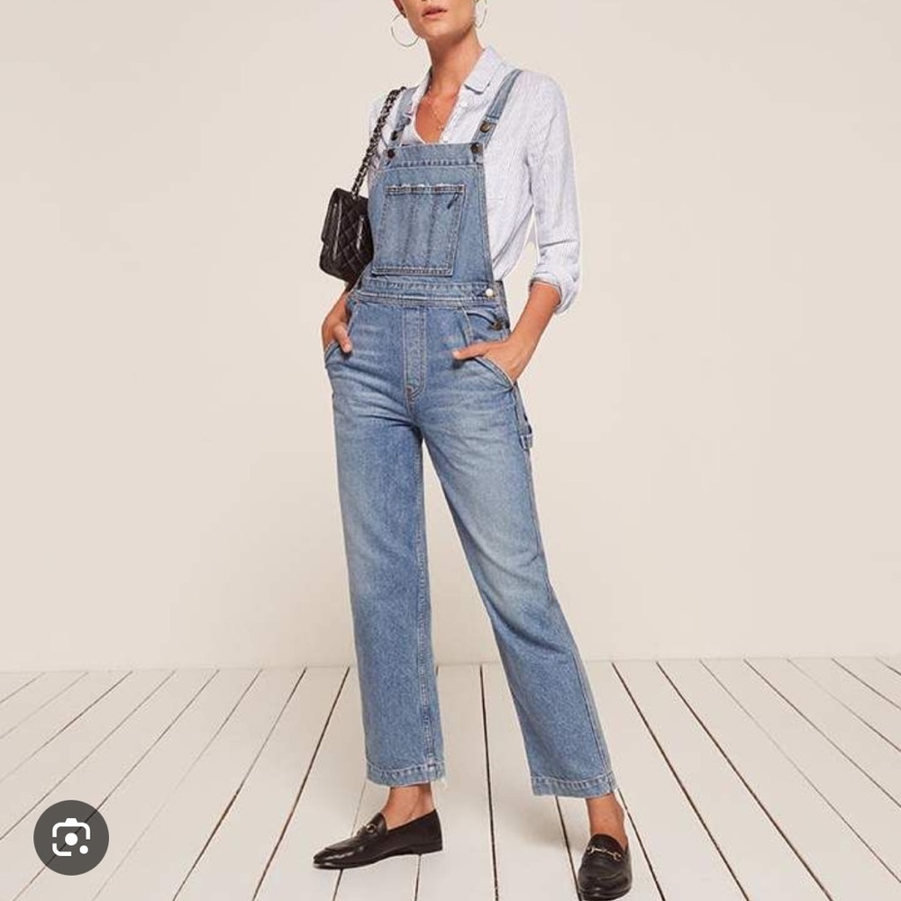 Reformation Johnny Overall size S, best fit for up to a size 6.